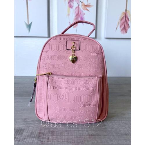 Juicy Couture Bag Charmed City Mini Backpack - Pink Taffy