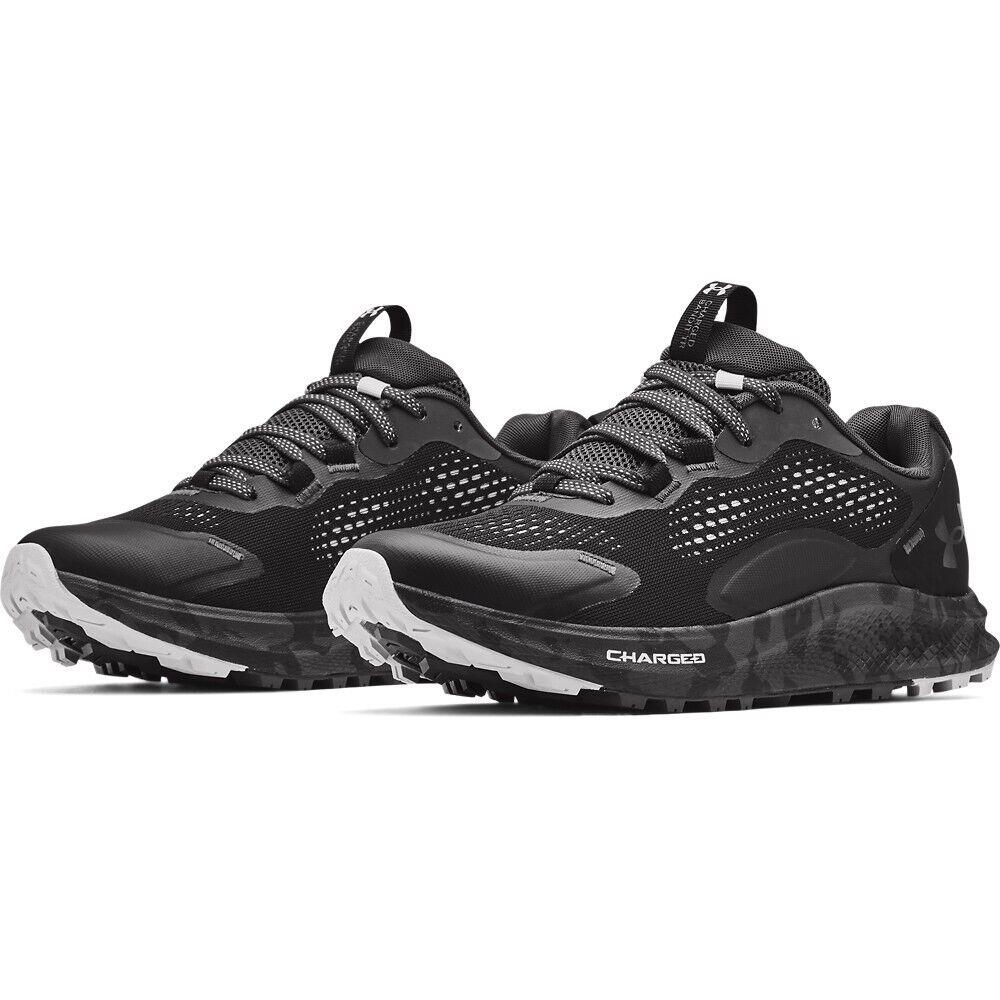 Under Armour 3024191 Women`s UA Charged Bandit Trail 2 Running Shoes Black 7 - Black