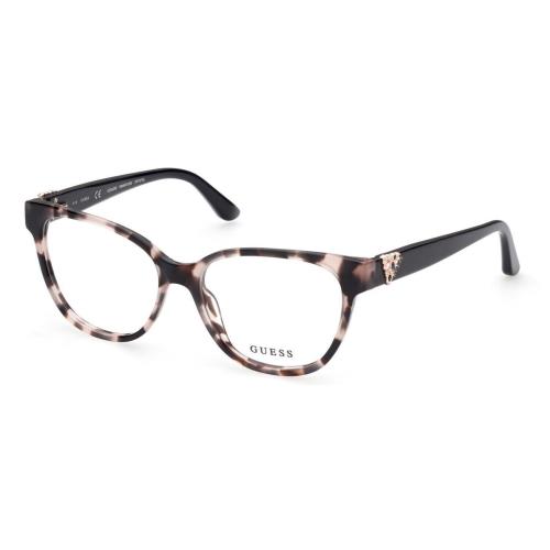 Guess GU2855-S 074 Pink Havana Plastic Cat Eye Optic Eyeglasses Frame 54-15-140