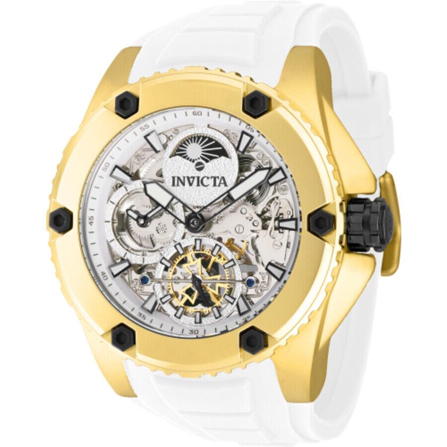 Invicta Akula Automatic Day-night White Dial Men`s Watch 42763