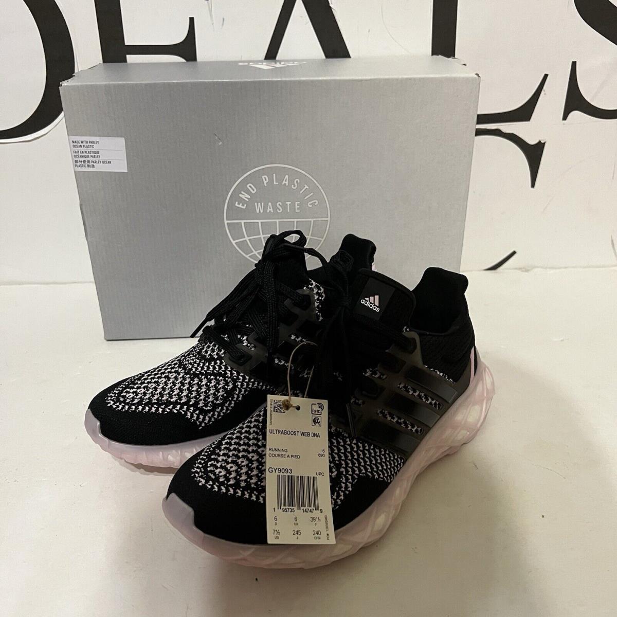 Women`s Adidas Ultraboost Web Dna Shoe Black GY9093 Size 7.5 - Black