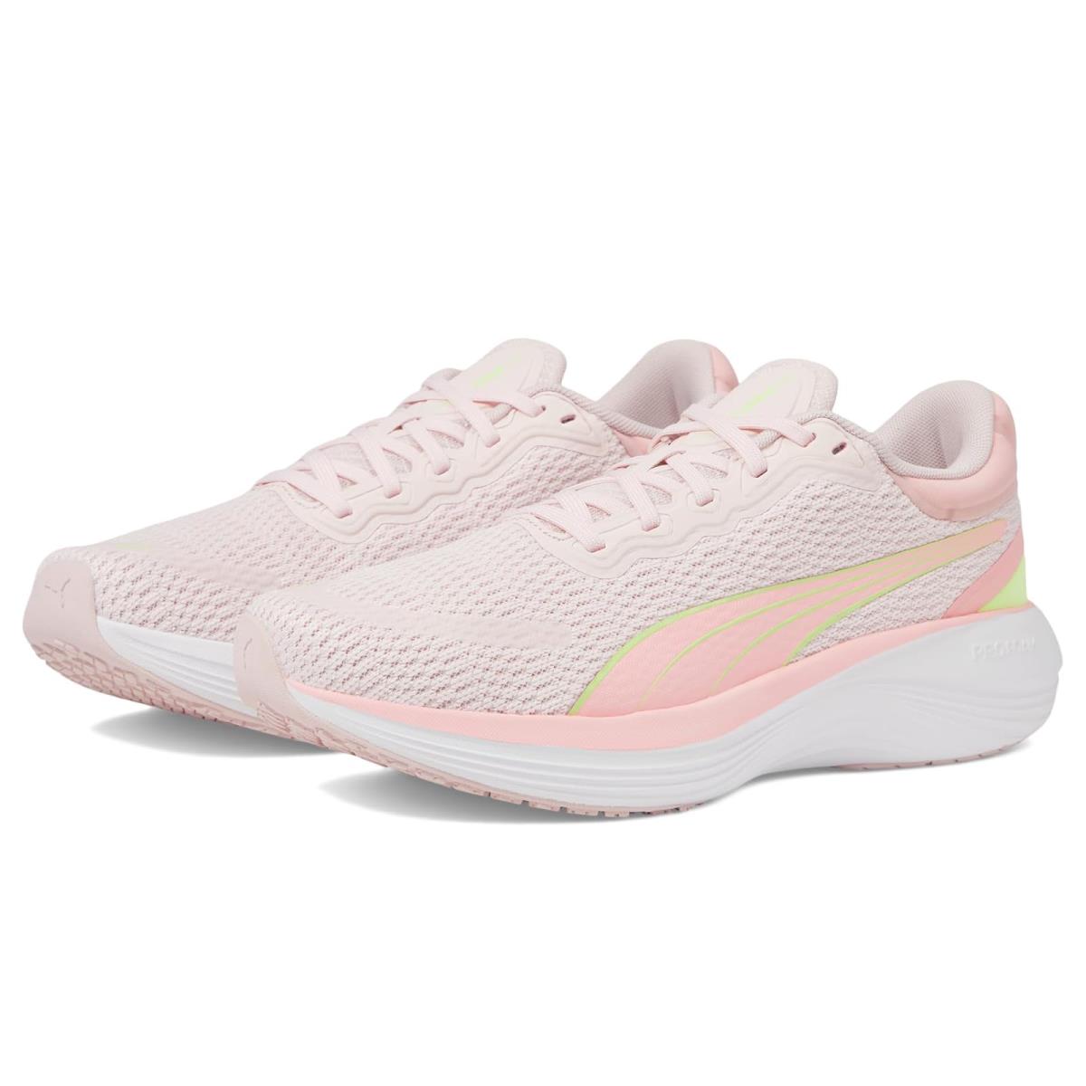 Woman`s Sneakers Athletic Shoes Puma Scend Pro - Frosty Pink/Speed Green