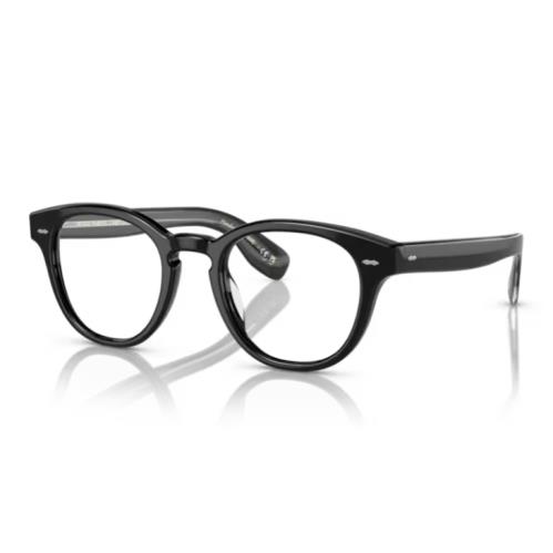 Oliver Peoples 0OV5413F Cary Grant 1492 Black 48MM Round Men`s Eyeglasses - Frame: Black, Lens: