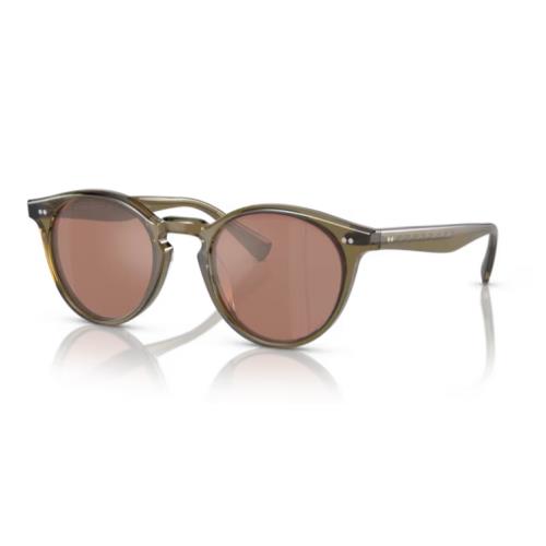 Oliver Peoples 0OV5459SU 1678W4 Olive/pink Round Men`s Sunglasses