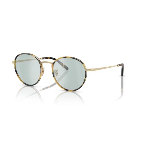 Oliver Peoples 0OV1333 Sidell 5035 Gold/dtb Round 49mm Men`s Eyeglasses - Frame: Gold/dtb