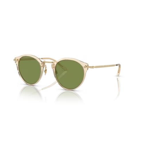 Oliver Peoples 0OV5184S Op-505 Sun 109452 Buff-gold Round 47mm Men`s Sunglasses