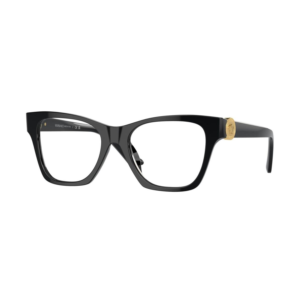 Versace 3341U Eyeglasses GB1 Black