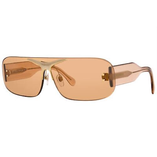 Burberry B3123 3358/3 Sunglasses Women`s Transparent Peach/pink Lenses 60mm