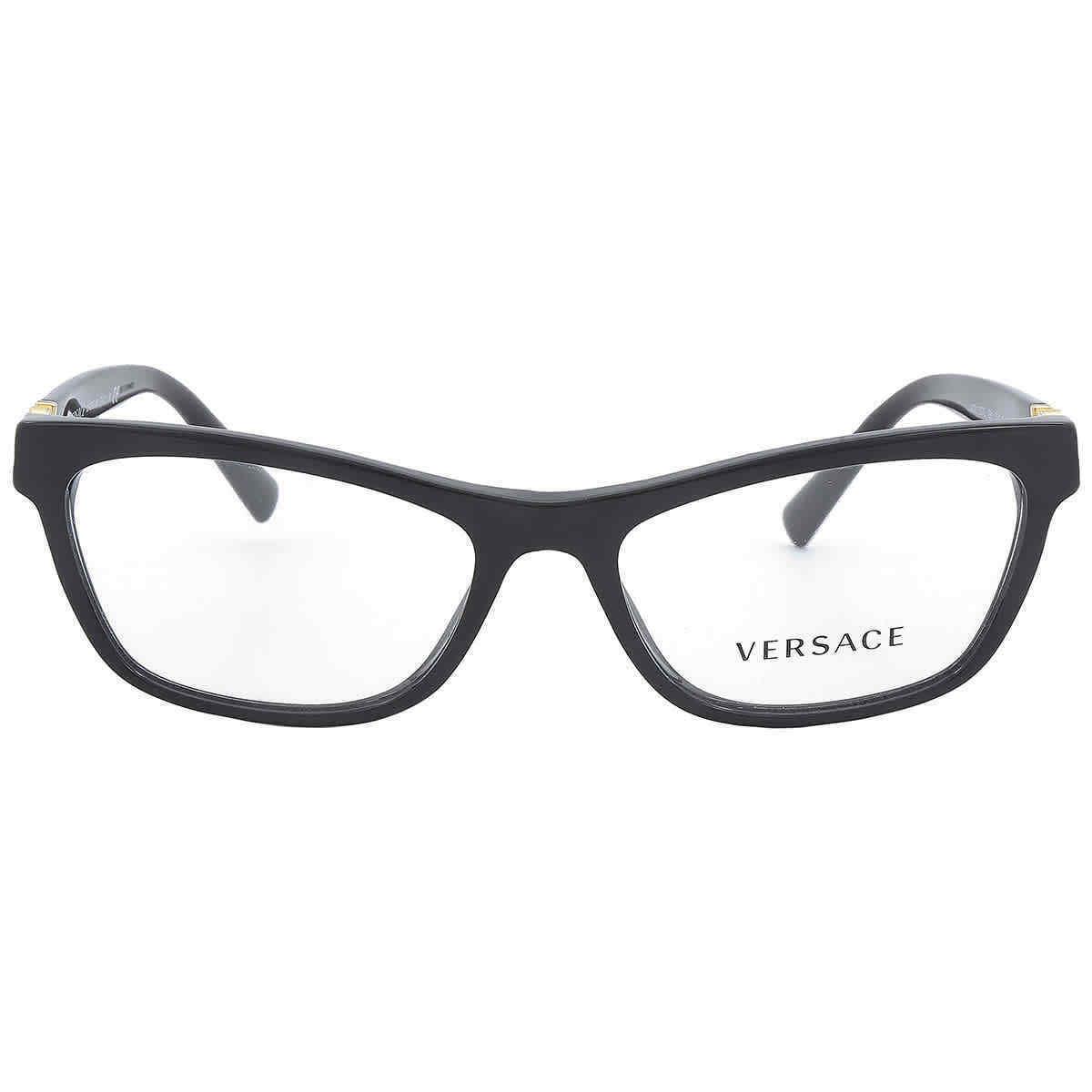 Versace Demo Cat Eye Ladies Eyeglasses VE3272 GB1 52 VE3272 GB1 52