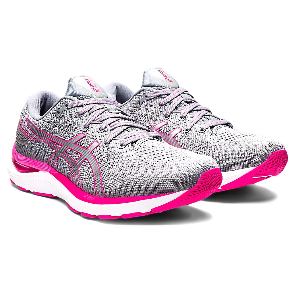 Asics Women`s Gel-cumulus 24 Size 7.5 Running Shoes - Sheet Rock/pink Glo