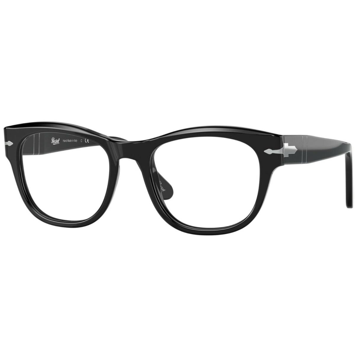 Persol Black Eyeglasses PO3270V 95 52 Optical Frame