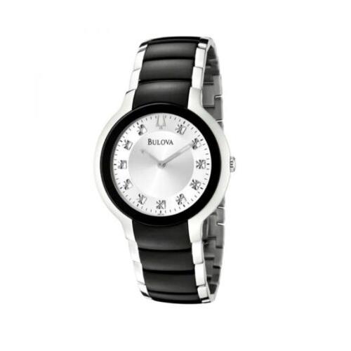 Bulova Men`s Two-tone Diamond Watch 98D118