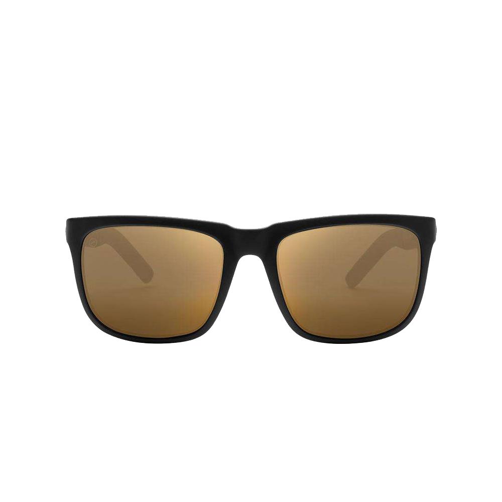 Electric Knoxville Sport Polarized Sunglasses Matte Black Ohm+Bronze