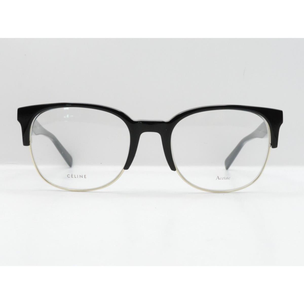 Celine CL 41347 Aub Gold Black Eyeglass Frames 51-19-145