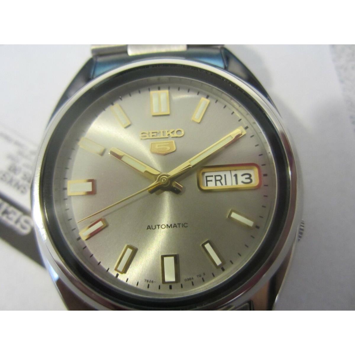 Seiko 5 Japan Men`s Watch Automatic All S/ S SNXS75