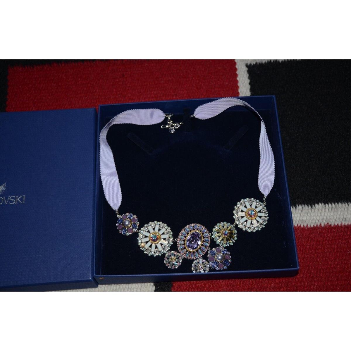 Swarovski Regency Ribbon Crystal Fashion Jewelry Necklace