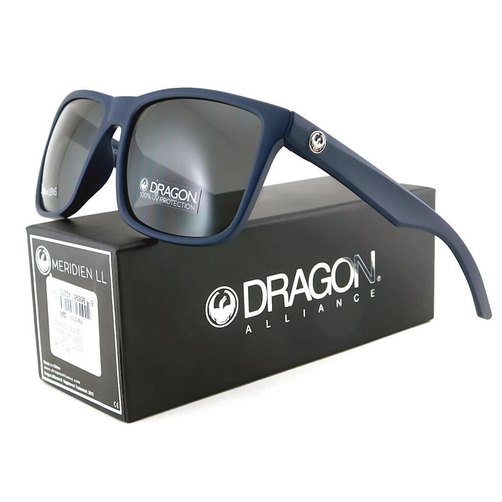 Dragon Meridien Sunglasses Matte Navy / Lumalens Smoke Lens
