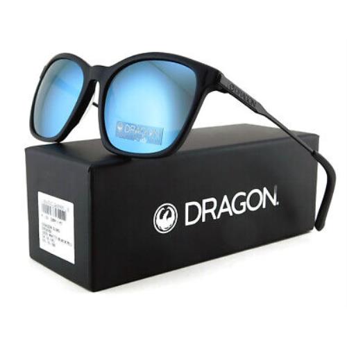 Dragon Jake Sunglasses Matte Black / Blue Sky Ion Mirrored Lens