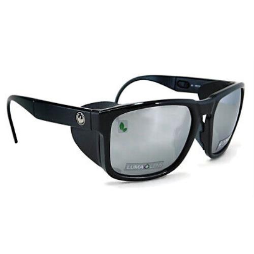 Dragon Latitude XP Sunglasses Shiny Black / LL Super Strong Silver I Lens - Frame: Shiny Black, Lens: Super Strong Silver I