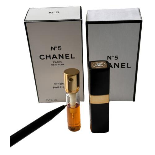 Chanel NO.5 Women 6 Ml. Parfum Spray Rare Travel Size