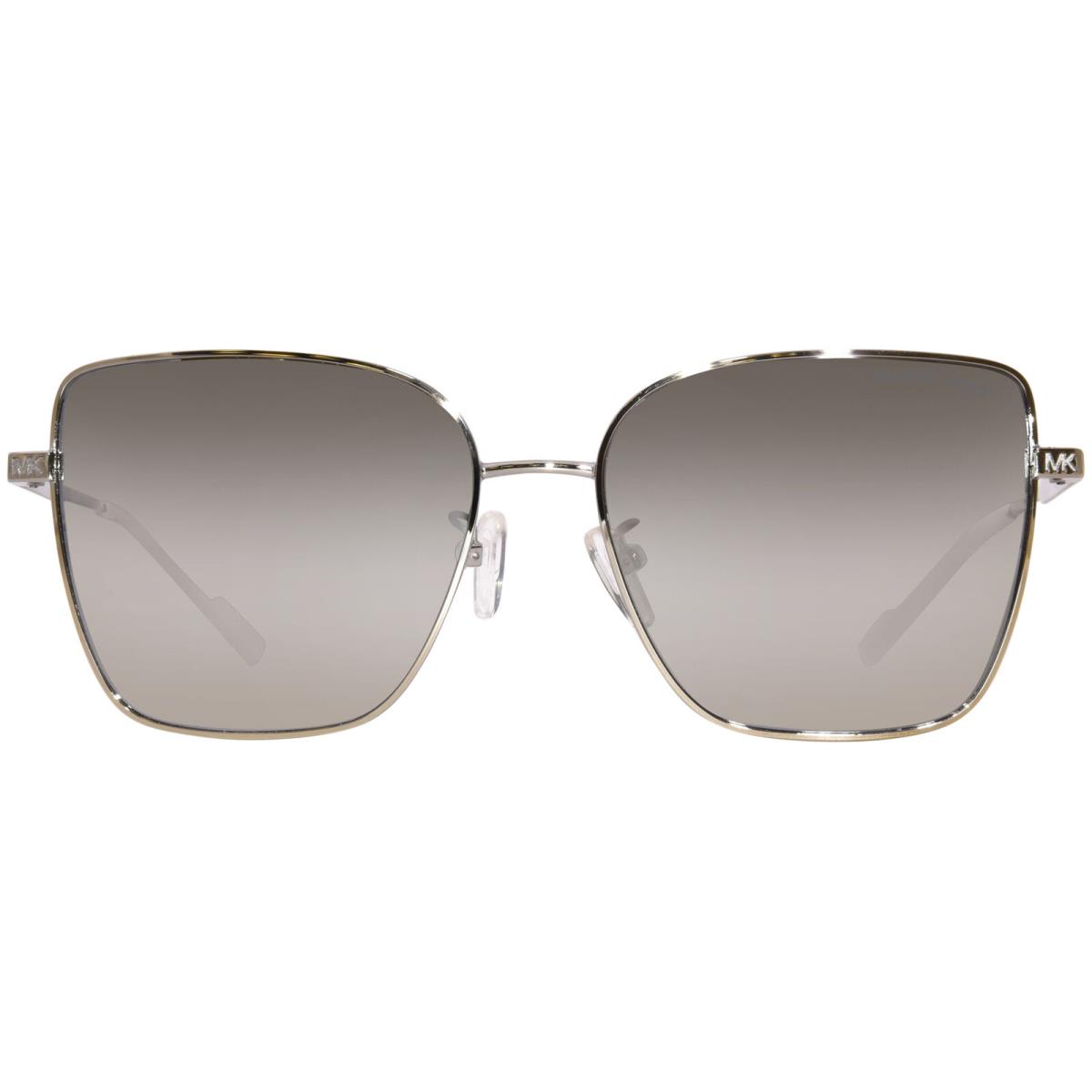 Michael Kors Bastia MK1108 11536G Sunglasses Women`s Silver/silver Mirror 57mm