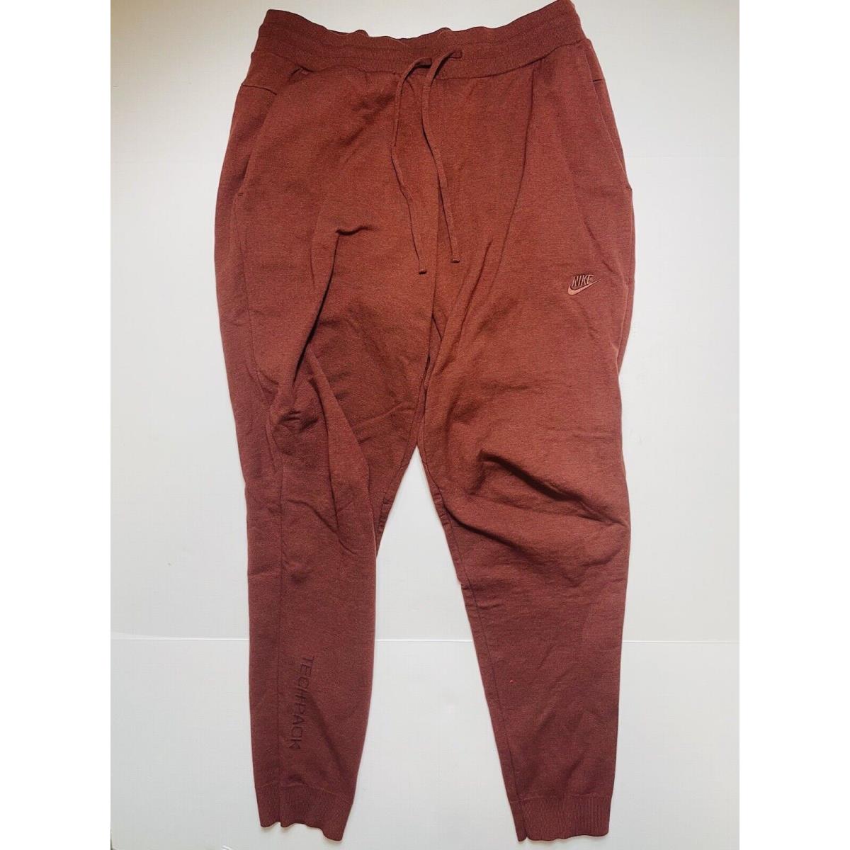 Nike Therma Fit Adv Tech Pack Fleece Pants Brown Mens Size:large DV9987-231