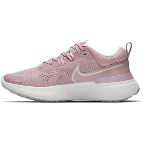 Nike Women`s React Miler 2 Running Shoes Plum Chalk/white 6.5 B Medium US
