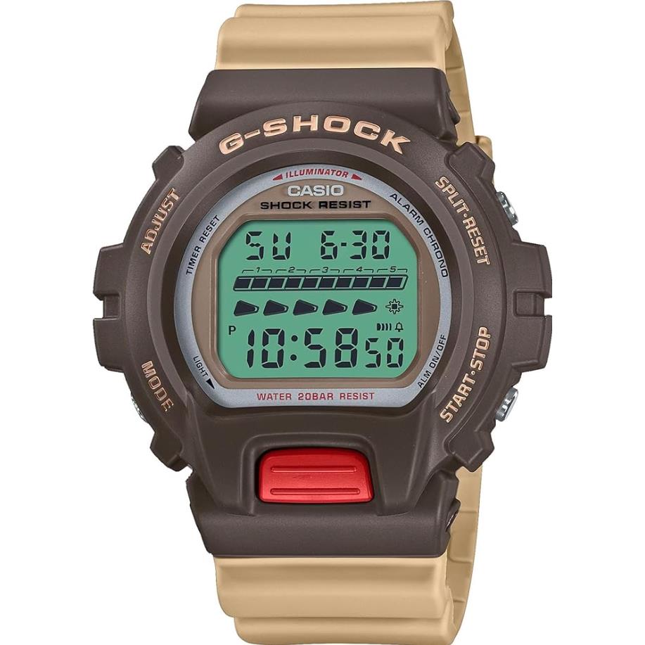 Casio G-shock Digital Beige Resin Watch DW-6600PC-5 / DW6600PC-5