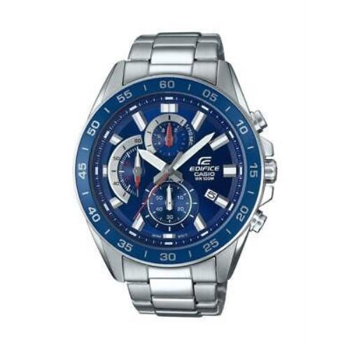 Casio Edifice EFV550D-2A Slim Three Hand Analog Quartz 100m Men`s Watch