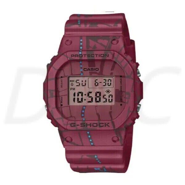 Casio G-shock Red Resin Band Watch DW5600SBY-4D Limited