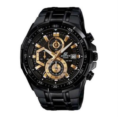 Casio Edifice EFR539BK-1A Chronograph Stainless Steel 100m Men`s Watch