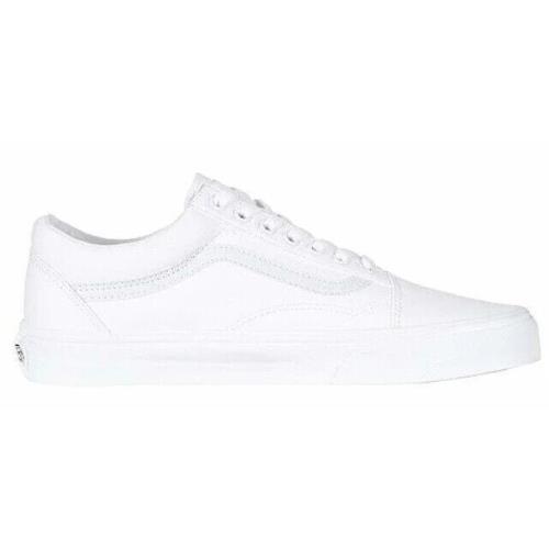 Vans Canvas Old Skool Unisex Shoes Multiple Colors Available True White