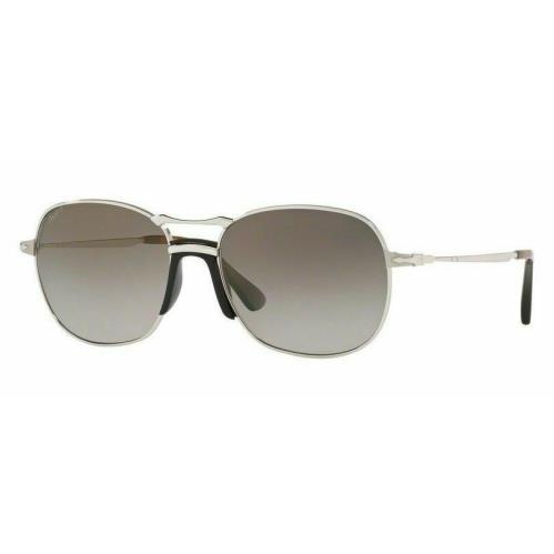 Persol Sunglasses Evolution PO2449S 518/M3 56MM Silver/grey Shaded Sunglasses