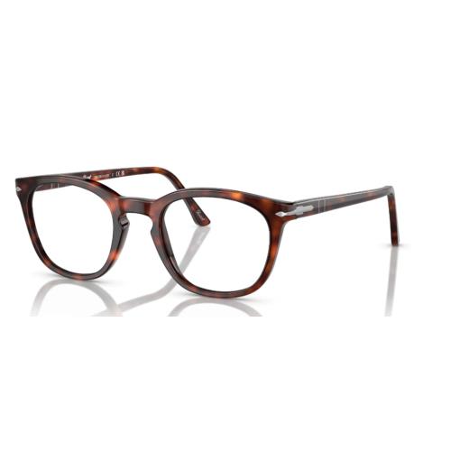 Persol Demo Square Unisex Eyeglasses PO3258V 24 45 PO3258V 24 45