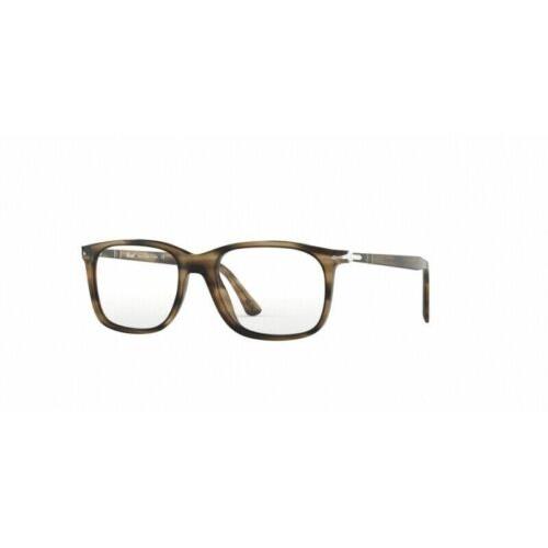 Persol Eyeglasses PO3213V 1085 Stripped Brown 53mm RX Optical Frame