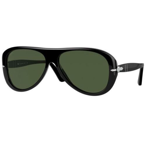 Persol PO3260S 95/31 59 Black/green 59/14/140 Unisex Sunglasses