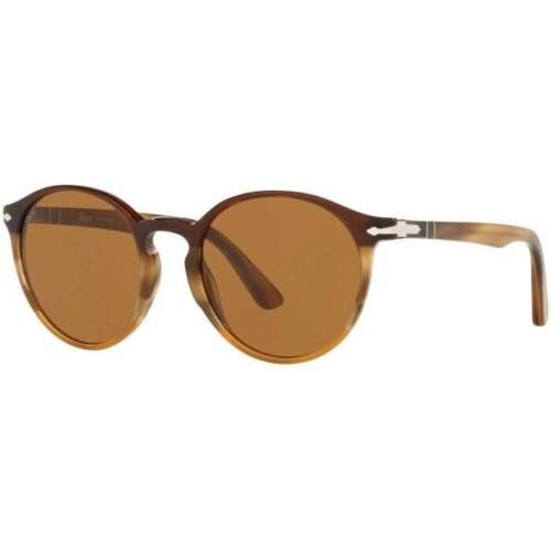 Persol PO3171S 113633 49 Terra Di Siena Brown Round 49 mm Sunglasses