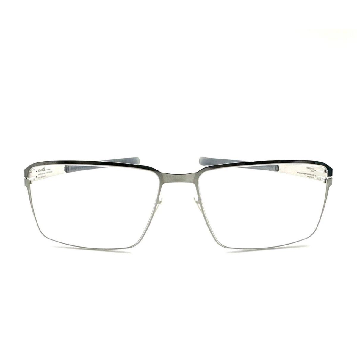 ic Berlin Jens K. Eyeglasses Chrome/grey/rx-clear/flex Lens 55mm