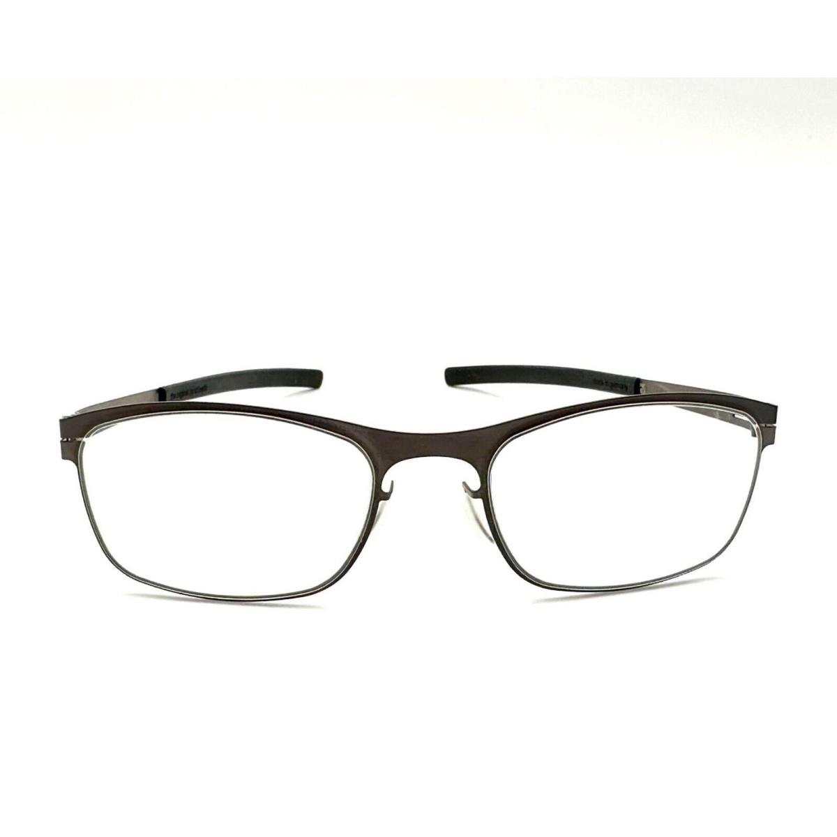 ic Berlin Carlotta Eyeglasses Teak/black/rx-clear/flex Lens 50mm