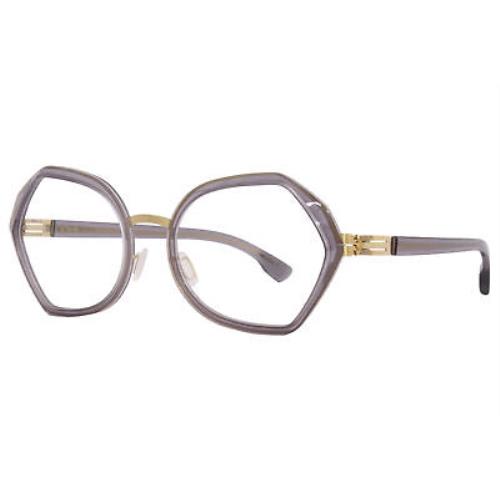 Ic Berlin Emmeline Eyeglasses Frame Women`s Sun/gold/ecogrey Full Rim 50mm
