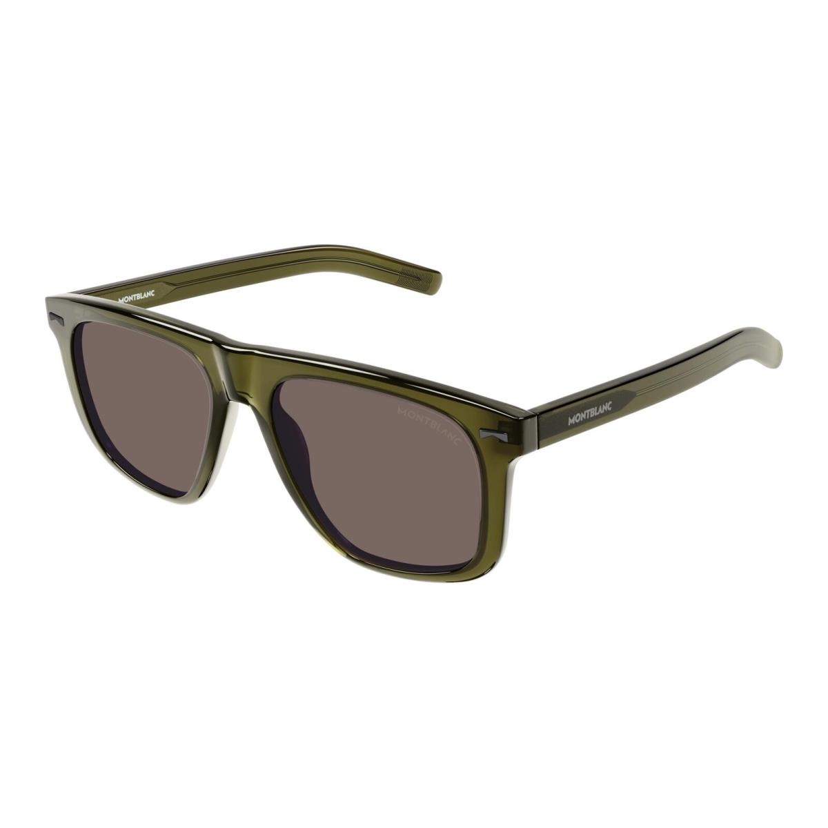 Montblanc MB 0227S Sunglasses 004 Green