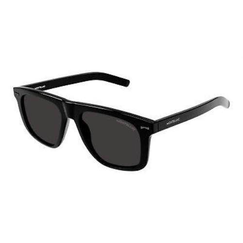 Montblanc MB 0227S Sunglasses 001 Black