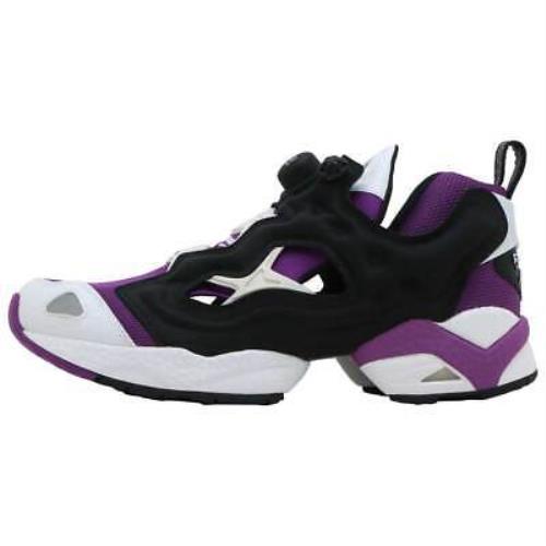 Reebok Unisex Instapump Fury 95 Running Shoes Purple Black White Size 8 - Purple
