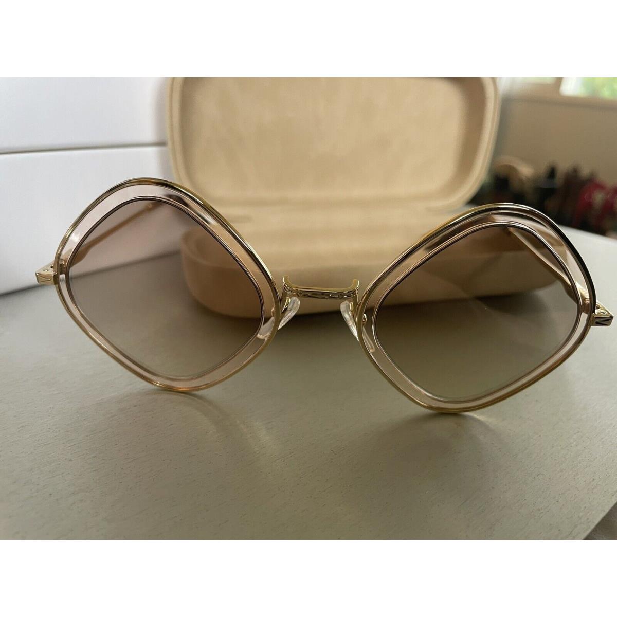 Chloe CE165S 877 Gold Light Pink/gradient Brown 55mm Sunglasses