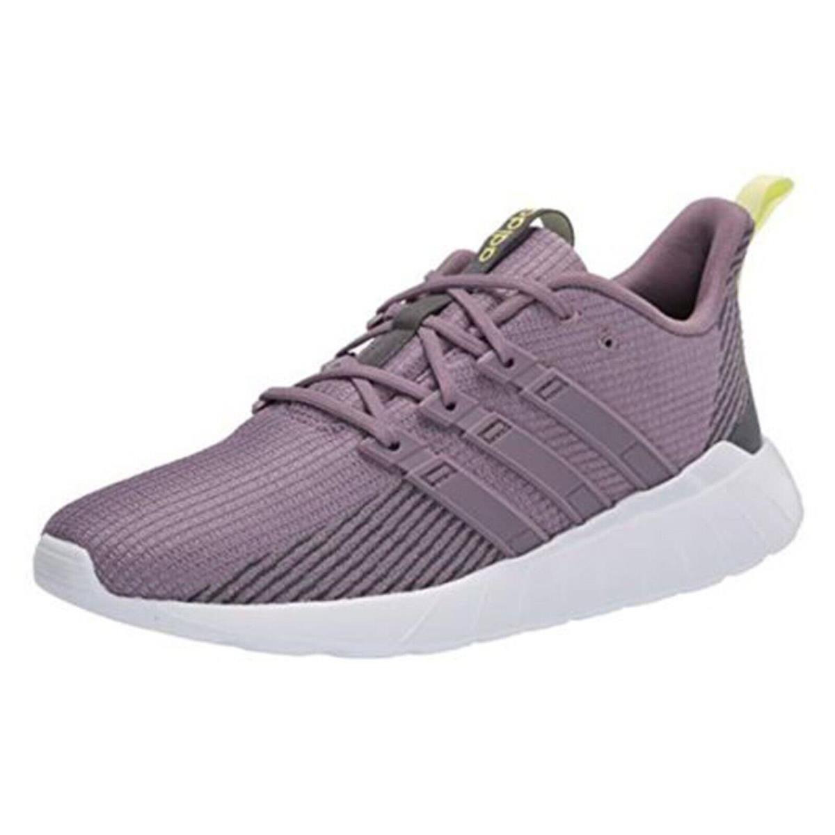 Adidas Women`s Questar Flow Dust Pink Running Shoe Legacy Purple/Legacy Purple/Yellow Tint