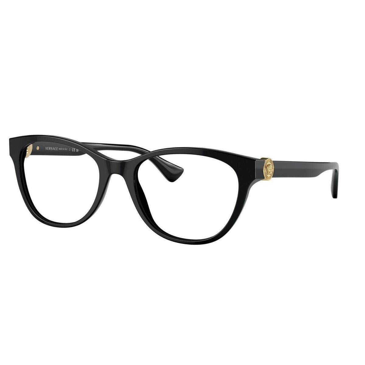 Versace Cat Eye Ladies Eyeglasses VE3330F GB1 55 Optical Frame