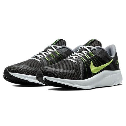 Nike Quest 4 DO6697-001 Men`s Black/volt/white Running Sneakers Shoes JDJ713 - Black/Volt/White