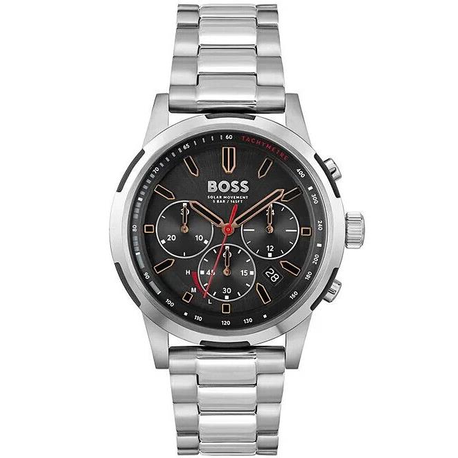 Hugo Boss Men`s Solgrade Quartz Chronograph Stainless Steel Watch 1514032