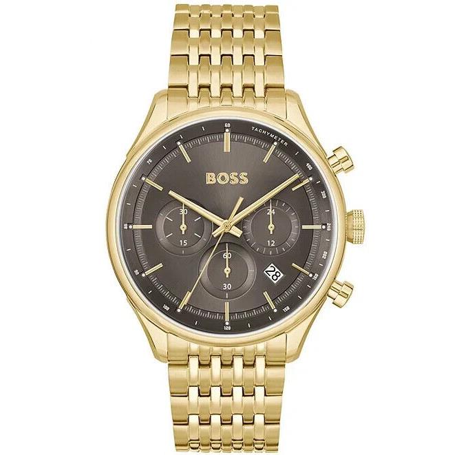 Hugo Boss Men`s Gregor Quartz Chronograph Gold Stainless Steel 1514051