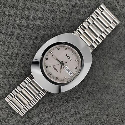 Rado Original D/d Xwss Grey Dial Watch - Band: Silver